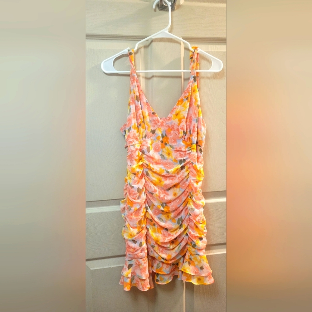 Lily Rose Ruched Cami Mini Dress